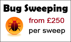 Bug Sweeping Cost in Skelmersdale
